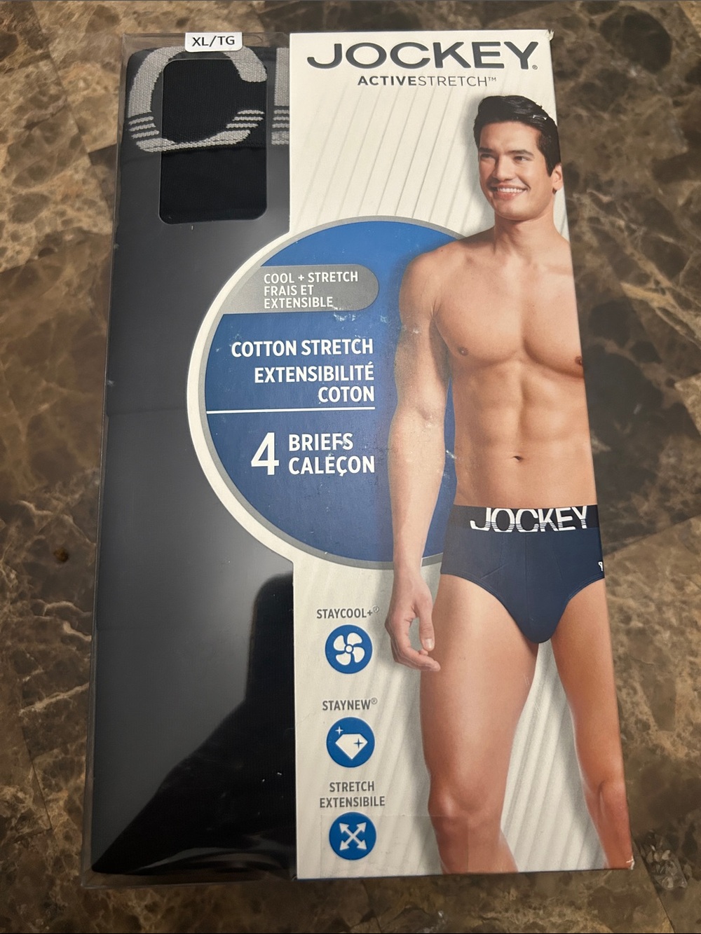 NWT 🆕 Four Jockey ActiveStretch Men's Briefs size XL 95% cotton